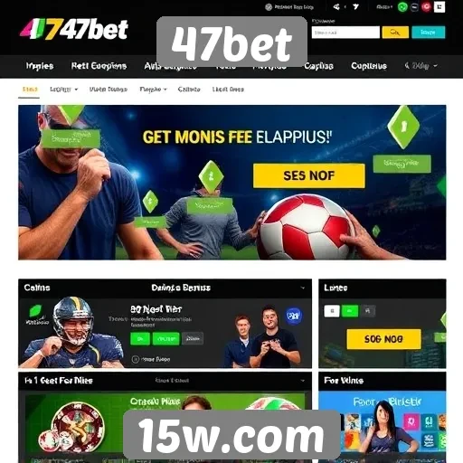 Promoções e bônus atraentes do site 47bet