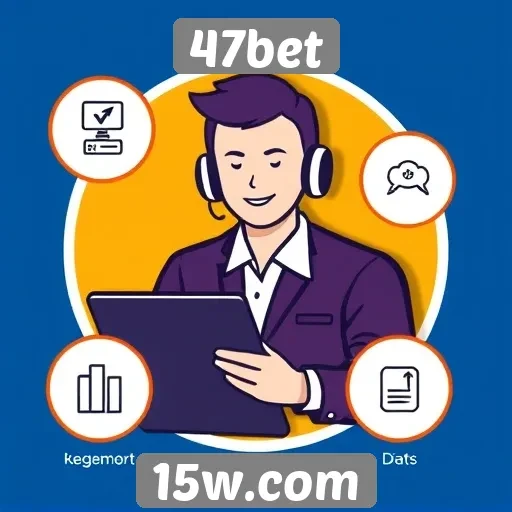 Como funciona o suporte ao cliente no 47bet